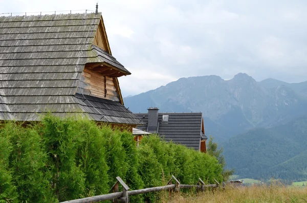 Maison Bois Dans Les Montagnes Tatras Pologne — Photo