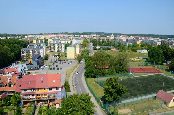 View of the city (Giżycko) — Stock Photo, Image