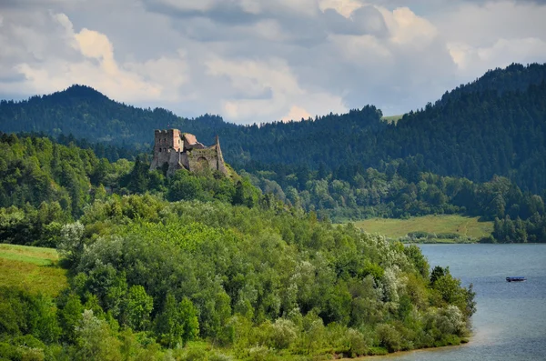 Mountain castle (Czorsztyn i Polen) — Stockfoto