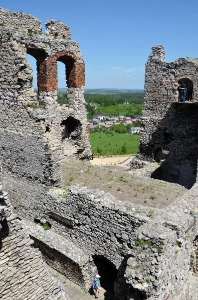 Kasteel in Polen (Ogrodzieniec) — Stockfoto