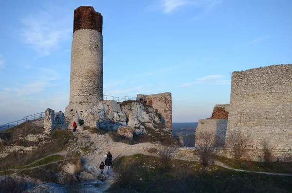 Ruinas del castillo (Olsztyn en Polonia ) — Foto de Stock