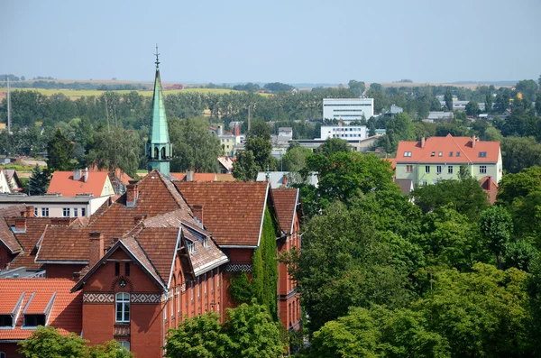 View of the city (Gizycko in Poland) — Stock Photo, Image