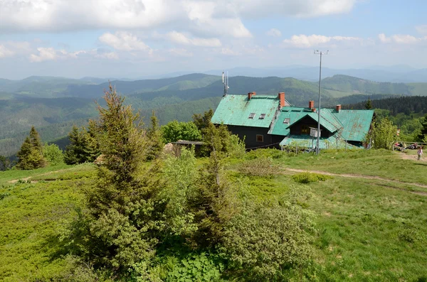 Refugio Montaña Wielka Racza Beskidy Polonia — Foto de Stock