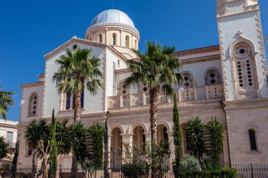 Ayia Napa Katedrali Limassol, Cyprus Island, Avrupa'nın. Yaz parlak güneşli.