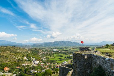 Shkodar city Rozafa Kalesi, Arnavutluk yakınındaki görüntülemek