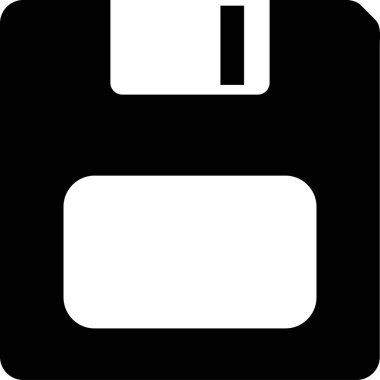 UI UX tasarımı için basit satır vektörü olan Vektör Simgesini Kaydet. Web sitesi ve mobil uygulama arayüzü ve navigasyon düğmesi simgesi