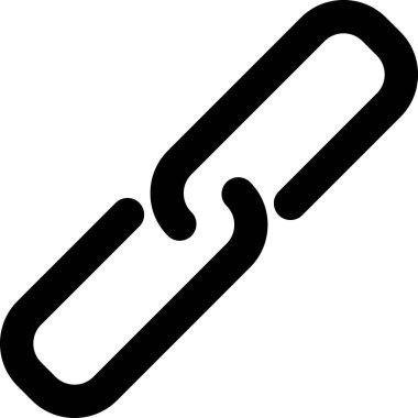 Temel Simge Vektörü (LINK), UI UX tasarımı için basit çizgi vektörü. Web sitesi ve mobil uygulama arayüzü ve navigasyon düğmesi simgesi