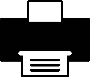 Yazıcı Simgesi Vektörü, UI UX tasarımı için basit çizgi vektörü. Web sitesi ve mobil uygulama arayüzü ve navigasyon düğmesi simgesi