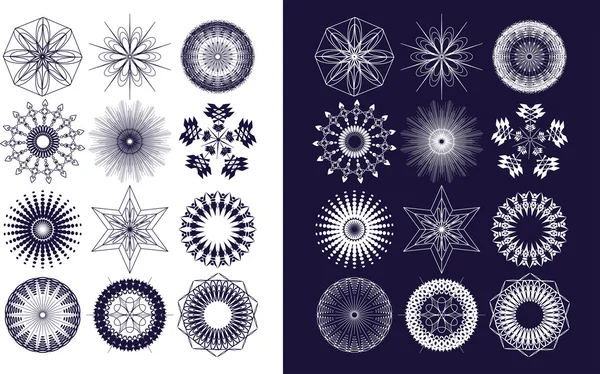 Snowflakes vector — Stock Vector