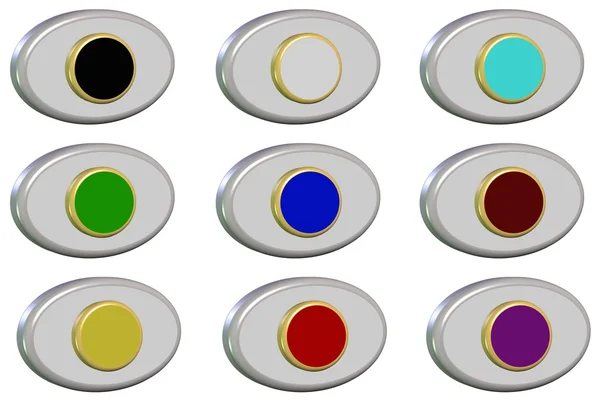 Set buttons — Stock Photo, Image