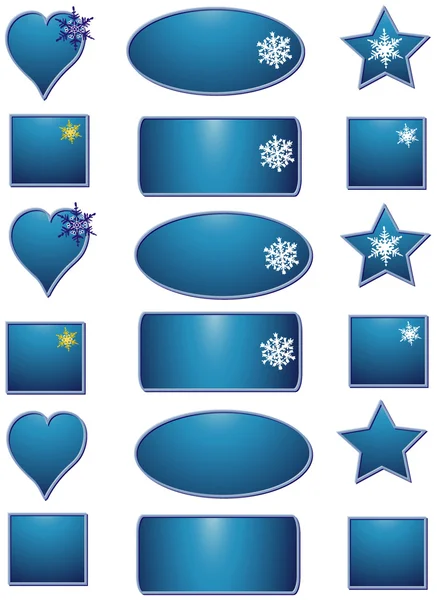 Christmas labels — Stock Photo, Image