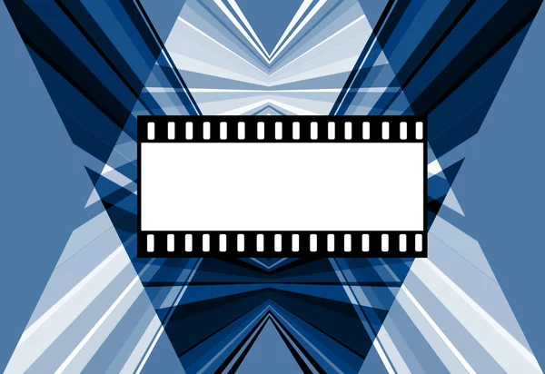 ストライプ ブルーと映画の背景, — ストック写真