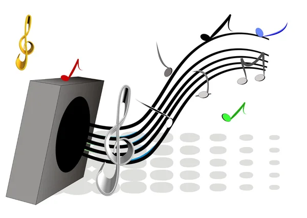 Zenei motívum — Stock Fotó