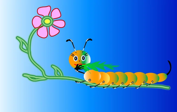 Caterpillar to bloom; — Stock Photo, Image