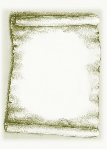 Old Paper Scroll — Stock Photo, Image