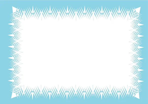 Icy frame background — Stock Vector