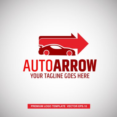 Araba logosu kavramı. 