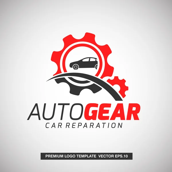 Auto Gear Logo Template. — Stock Vector