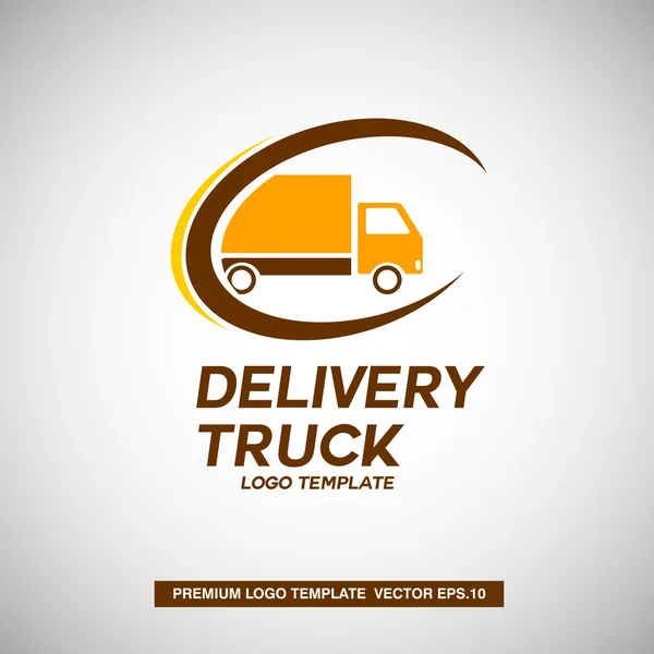 Delivery Truck Logo — Stock Vector