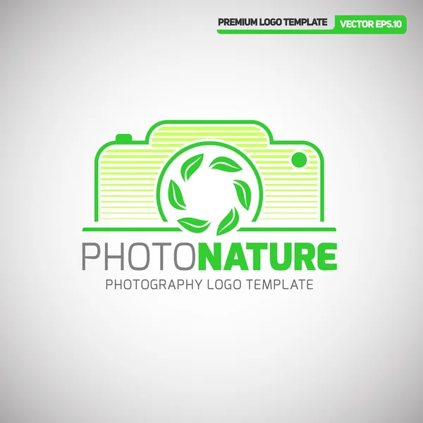 Foto Natureza Logo Template —  Vetores de Stock
