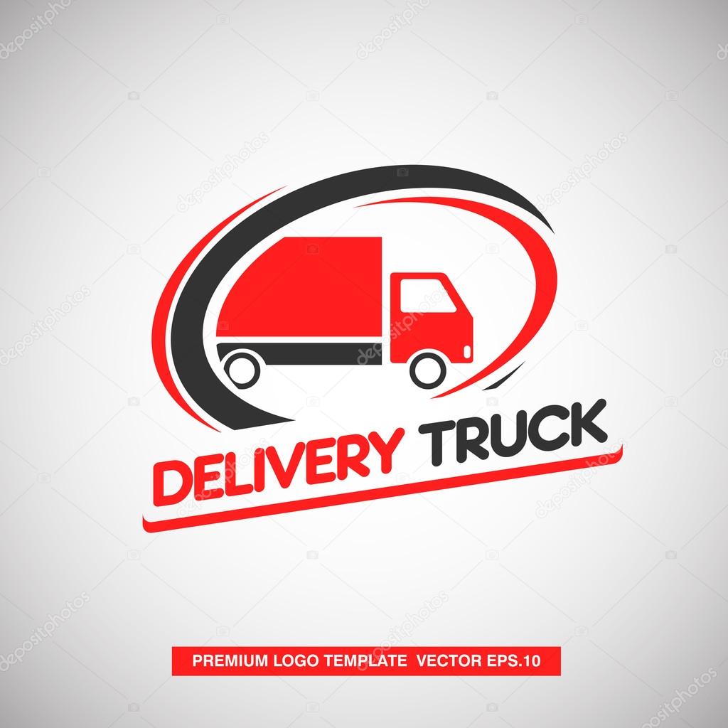 Delivery Truck Logo Template. Vector Eps. 10