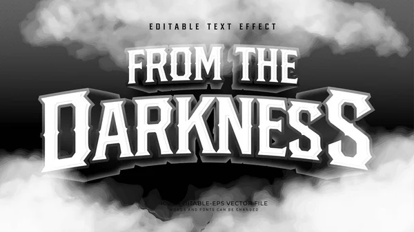 Effet Darkness Text — Image vectorielle