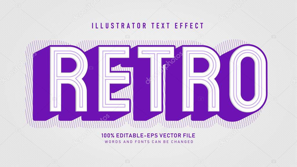 Retro Gothic 3d text style effect