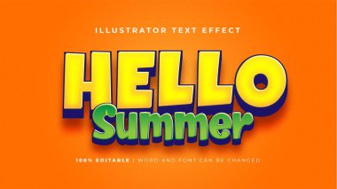 Merhaba Yaz Metni Efekti