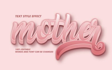 Gül Altını Kıvırcık Metin Efekti