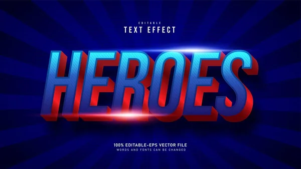 Super Hero Tekst Effect — Stockvector