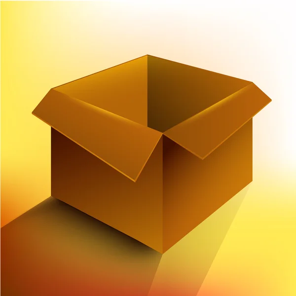 Box Illustration — Stock Vector