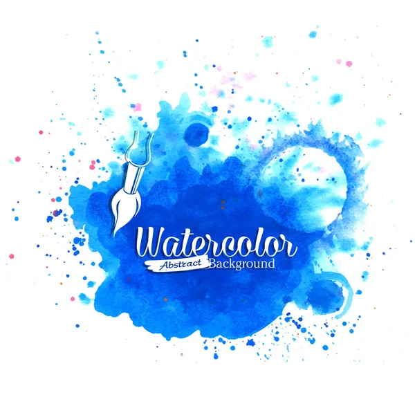 Abstract watercolor splash Stock Vector