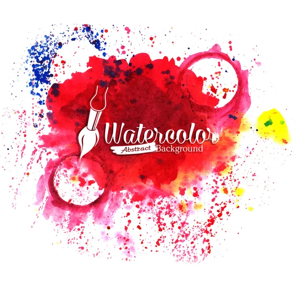Abstract watercolor splash Vector Graphics