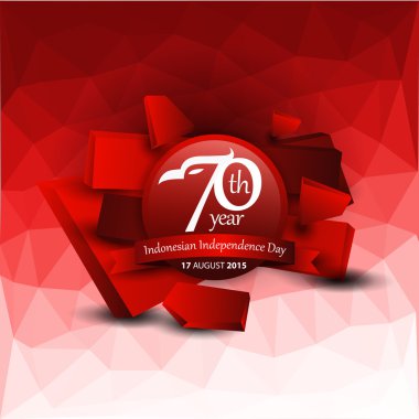 Endonezya Bağımsızlık günü logosu