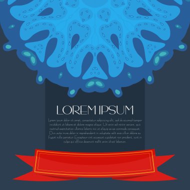 Davetiyeli kar tanesi ve şerit