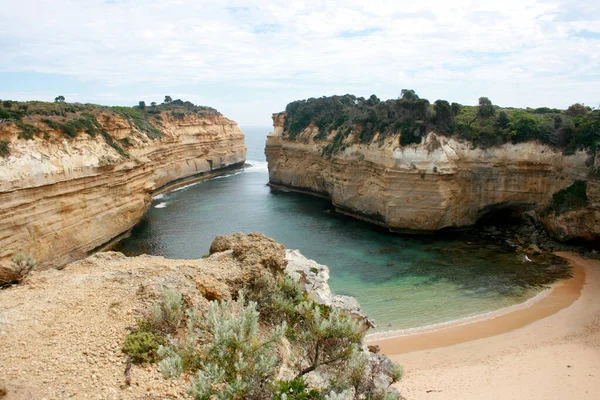 아르드고 바다에 돌덩어리들이 하늘을 있습니다 Port Campbell National Park Great — 스톡 사진