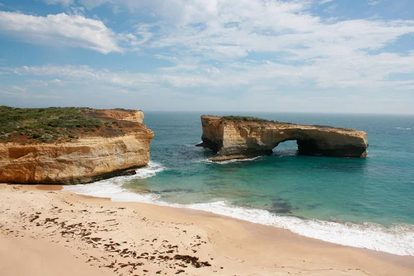 아르드고 바다에 돌덩어리들이 하늘을 있습니다 Port Campbell National Park Great — 스톡 사진