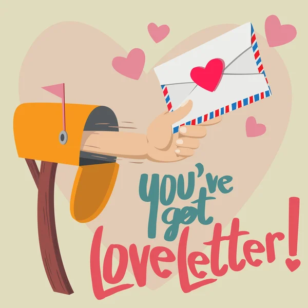 You have Got Love Letter! — Stock Vector