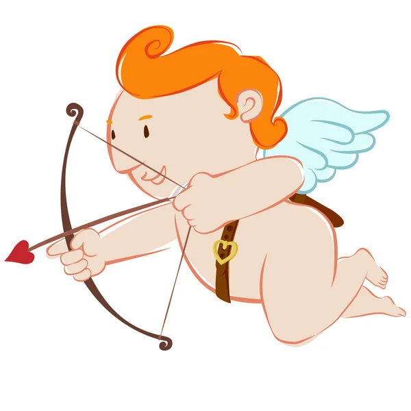 Cupid beetje hoek — Stockvector