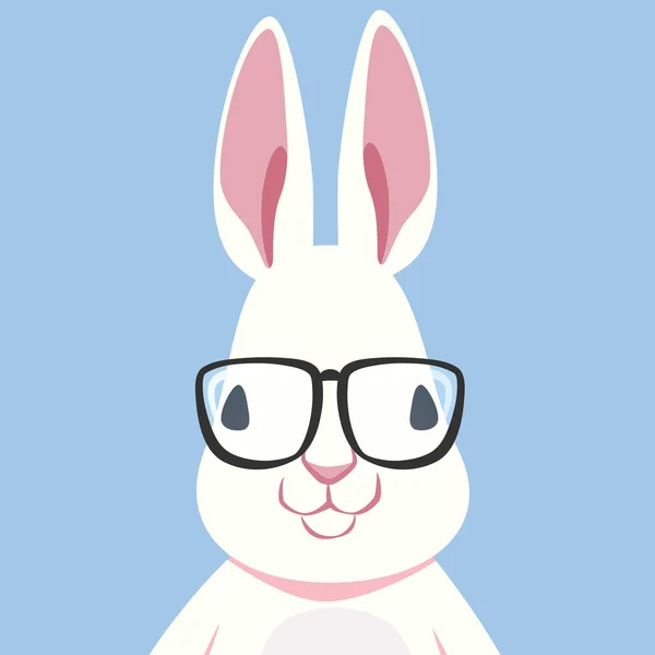 书呆子兔 — 图库矢量图片