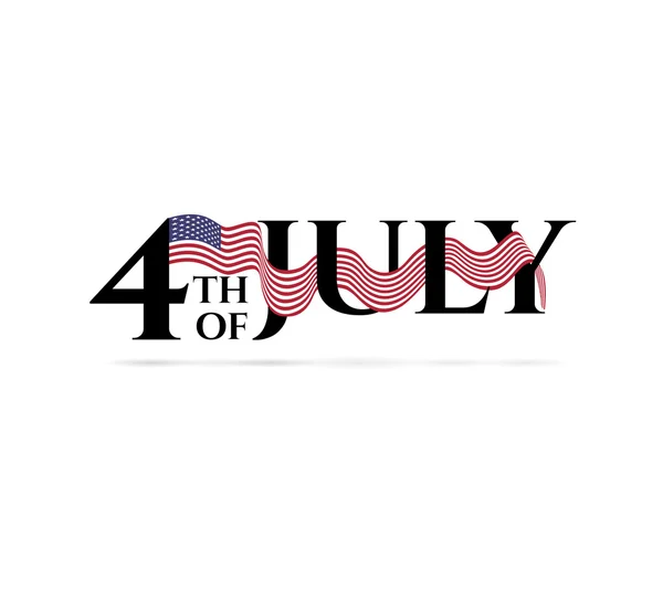 Lycklig självständighetsdagen 4: e juli. Stockillustration