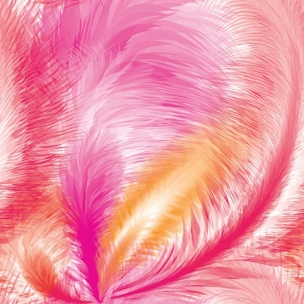 Rosa fjädrar seamless mönster Royaltyfria Stockvektorer