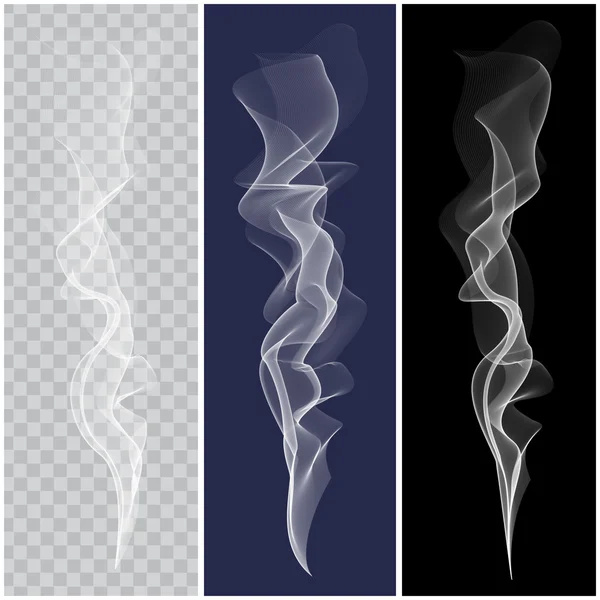 透明な煙の分離設定ストックベクター ロイヤリティフリー透明な煙の分離設定イラスト Depositphotos