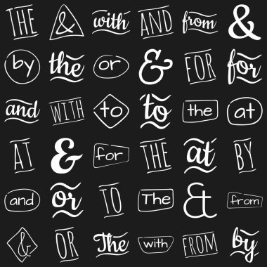 Ve işaretleri ve catchwords