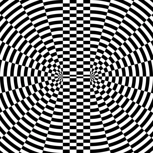 Optik yanılsaması hareketi üreten bir psychedelic dairesel web deseni ile dijital soyut resim.