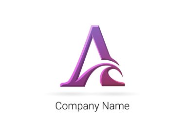 Alfabe sembolleri ve bir mektup unsurları