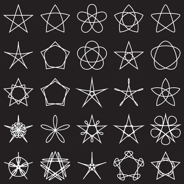 Yıldız kümesi. Geometrik şekiller. Vektör