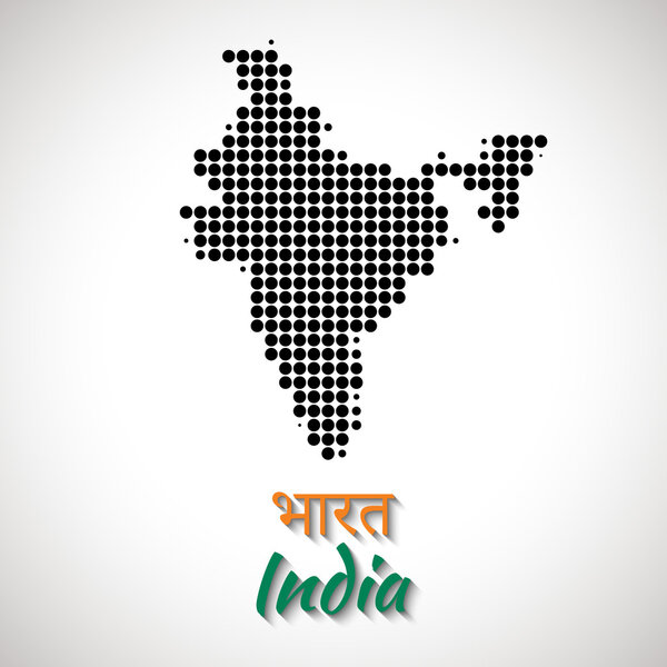 Векторный черный цвет карты
