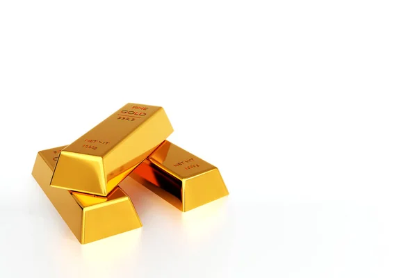 Золотий Злив Або Стопка Золотих Батончиків Бізнес Банкінг Фінансова Концепція — стокове фото