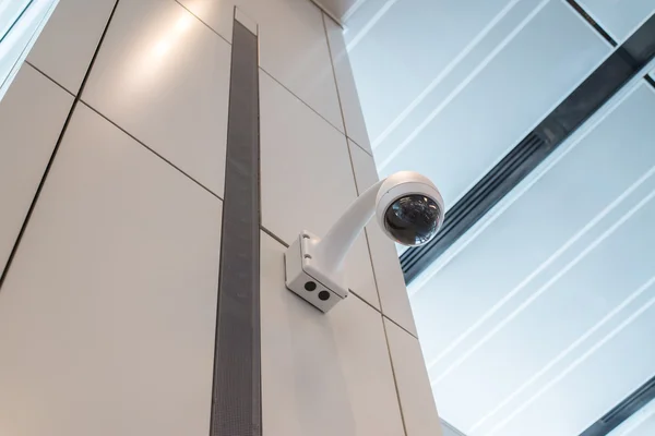 CCTV Security camera wall ceiling — Stock Photo, Image